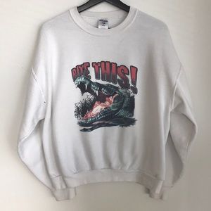 “Bite This” Alligator Sweatshirt